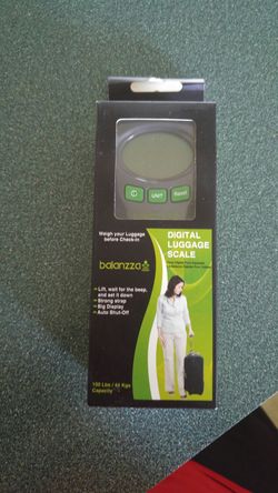Digital luggage scale