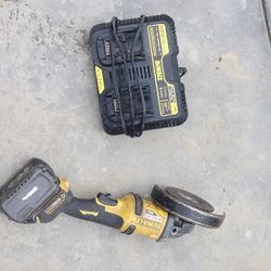 Dewalt Double Battery Charger And Dewalt 60v Grinder