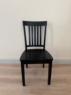 Black dining room chairs