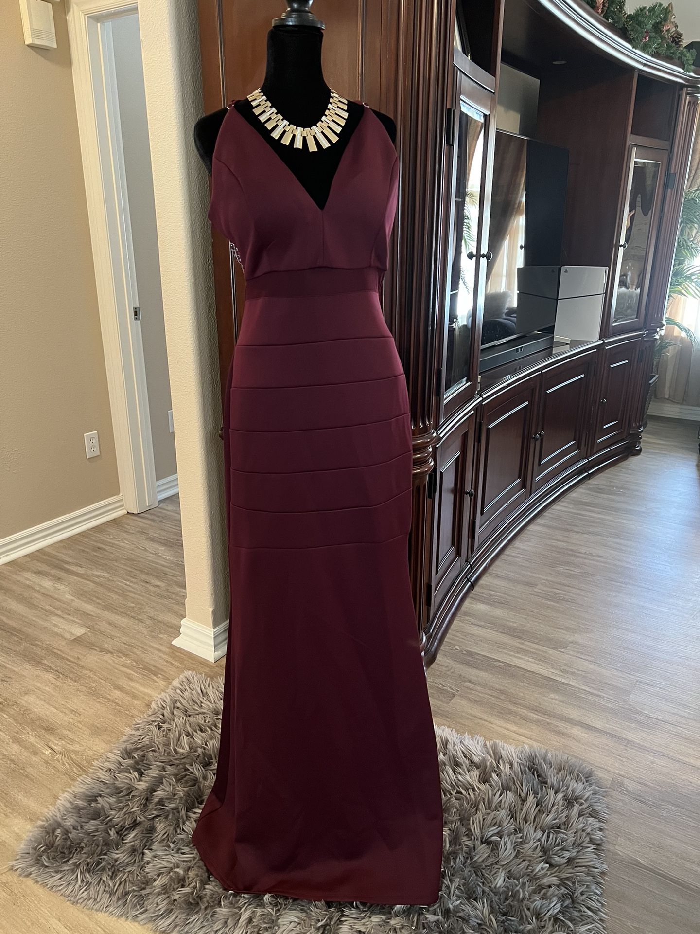 Burgundy Maxi Dress