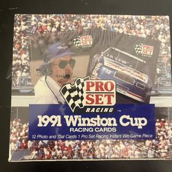 1991 Pro Set Winston Cup NASCAR Racing Cards 36-pack Box