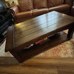 World Market Lift Top Wooden Coffee Table 