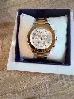 Price is negotiable!! Movado Bold Two-Tone Chronograph Watch (contact info removed) - Box & Extra Links