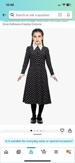 Wednesday Addams Costume Kids