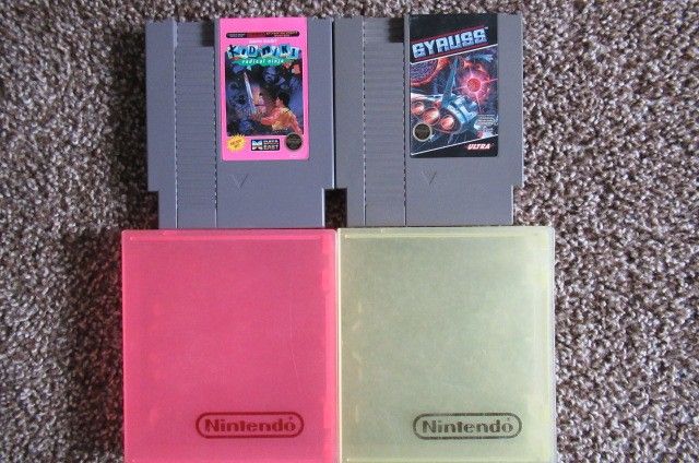 NES Kid Nikki and Gyruss Games