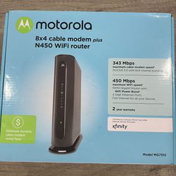 Motorola MG7315 Modem WiFi Router Combo