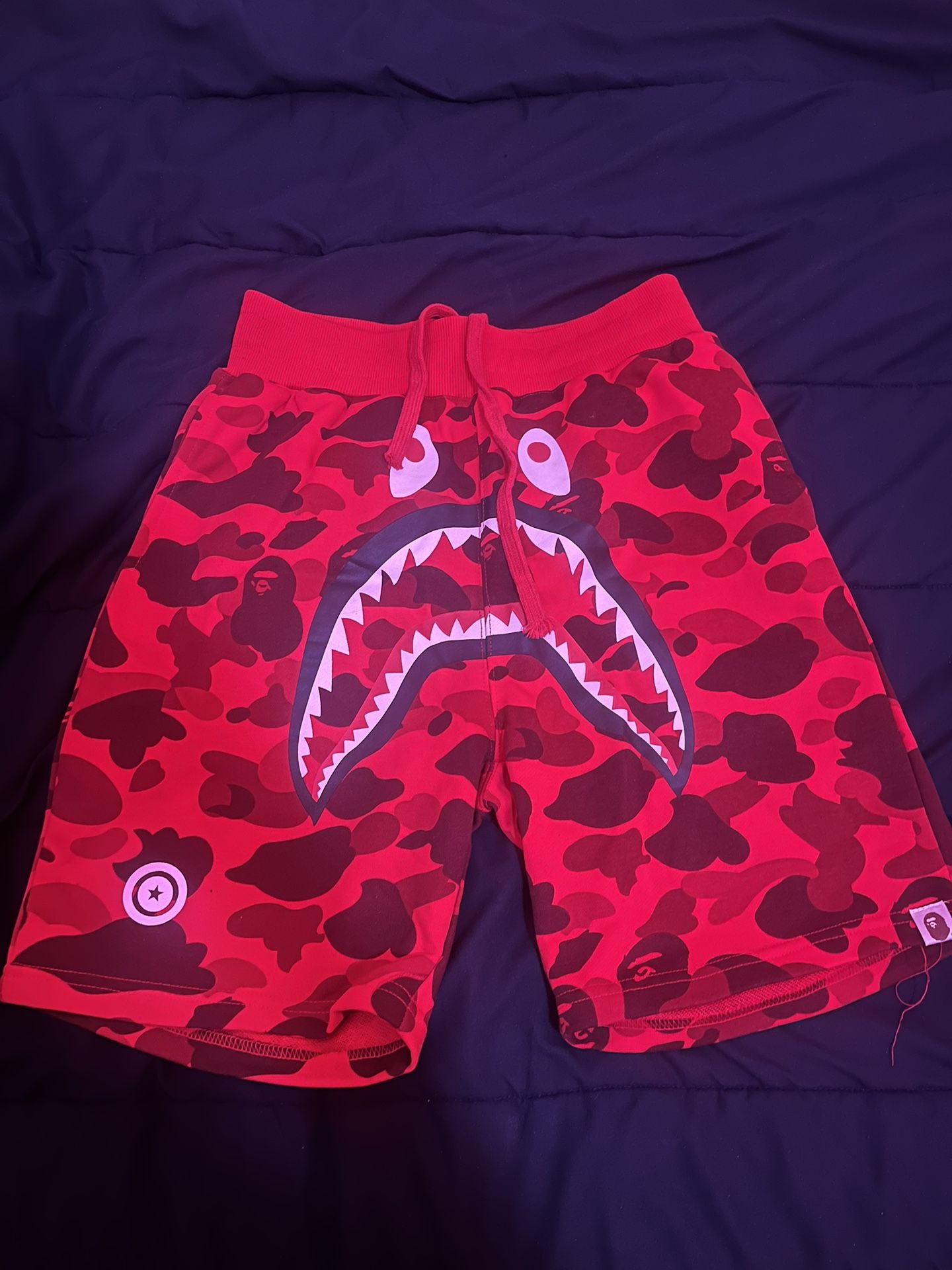 Red Bape Shorts