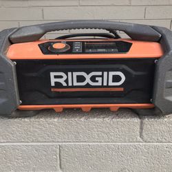 Ridgid Jobsite Radio With Bluetooth