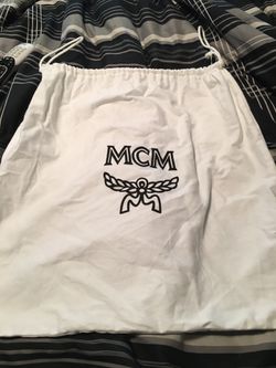 MCM drawstring bag