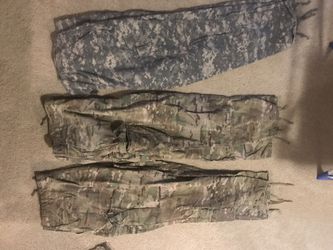 Military pants bottom top xl OCP CAMO