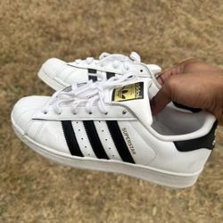 Adidas Superstar White Black Sz8