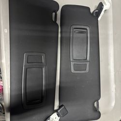 ✅ 14-20 BMW 430I F30 F36 F32 LEFT&RIGHT SIDE SUN VISOR SHADE PANEL BLACK SET OEM