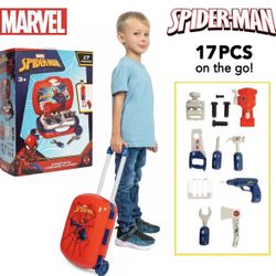 SpiderMan Handyman Luggage 17 Piece Tool Set
