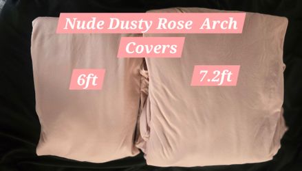 2 pack dusty rose pink nude   7 2 ft. 6ft  new party decorations
