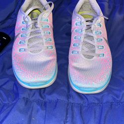 Nike, Grey And Pink Brand New Never Worn. Athletic Shoes. Size 8 Us 5.5 Uk 39 Eur And 25 Cm. 