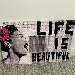 Life is Beautiful Canvas Print