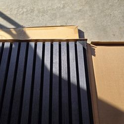 Acoustic wall board two panels