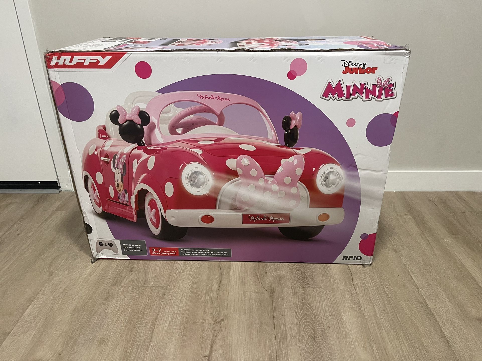 Brand New Sealed Minnie Car For Kids