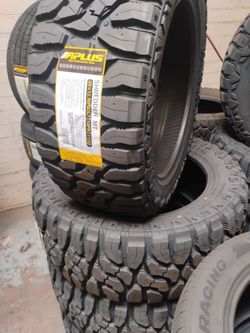 New set of tires aplus mud terrain 35 1250 22 lt