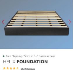 King Bed Platform Helix