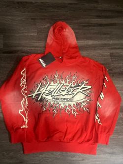 Hellstar Records Red Graphic Hoodie