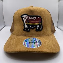 Lazy hat. Ranch life hats. Hooey Hats. Cachuchas. Western Hats. Rodeo. Trucker hats. Baseball hats. Football hats. Located in Hesperia by Maple & Euca