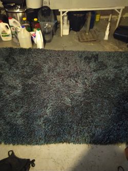 senses 51x79 shag choc/teal