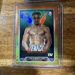 2024 Topps Chrome Boxing Luis Alberto Lopez /20
