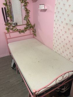 Twin bed frame and Twin Mattress