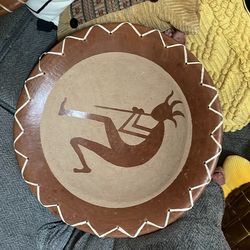 Southwest Kokopelli pottery bowl
