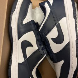Navy Dunks 