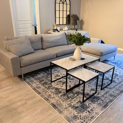 Artilce Scindo Marble Nesting Coffee Tables – Set of 4 (Originally $598)