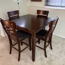 Pub Dining Table - 5 Piece