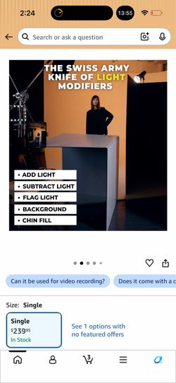 V-flat Light reflector -Light Diffuser