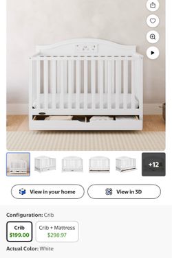 Graco 5-in-1 Convertible Baby Crib with Drawer