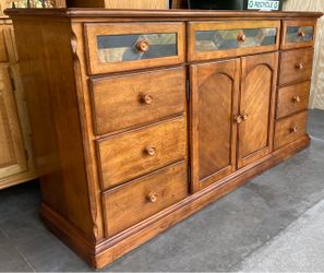 Rustic Wood Dresser