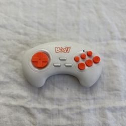 Blast! White Orange Plastic Controller for Video Game System