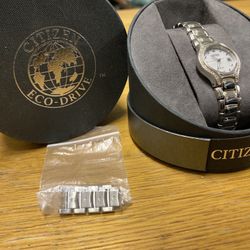 Citizen Diamond Watch With Extra Links
