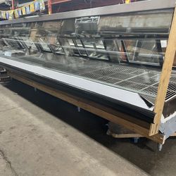 56’ Service Meat Cases Hill/phx Straight Glass