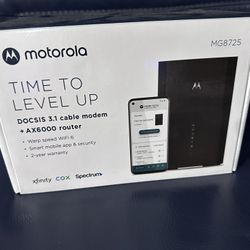 Motorola DOXSIS 3.1 Cable Módem + AX600 Router