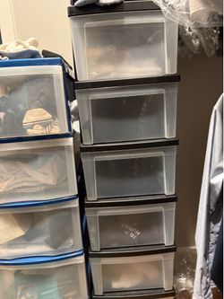 6 drawer shelf storage