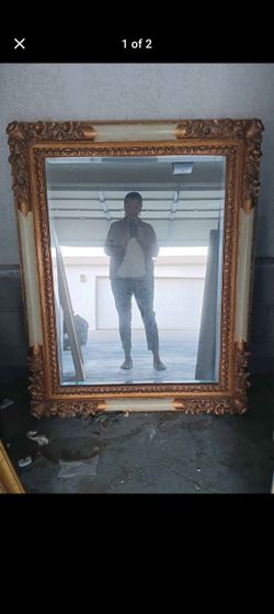 Ornate Antique Mirror 