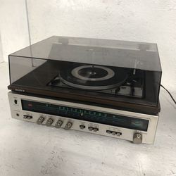 Sony HP-810 Solid State Stereo Music System W Dual 1211 Turntable For Parts