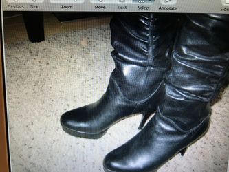 Bcbg Leather Boots Size 9.5