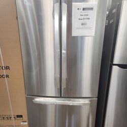 LG 25CF REFRIGERATOR 1199! 0 DOWN 0% FINANCING! 1YR WARRANTY! 48HR DELIVERY!