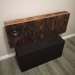 6.5" Skar Audio EVL  Subwoofer In Custom Ported Enclosure (Slim truck box)