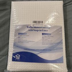 Shower Curtain And Bath Robe 