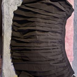 fashion nova black mini skirt 