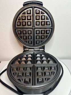 Regular size Waffle Maker Oster CKSTWF2000 Round 850W Stainless Steel Black/Silver Nonstick