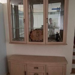 China Cabinet With Hutch AND Dining Room Set
